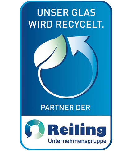 Our glass is recycled
