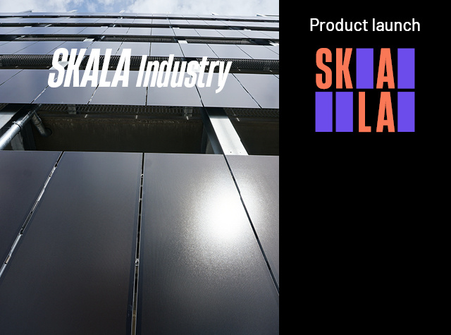 Aesthetic facade solution with our SKALA Industry thin-film module